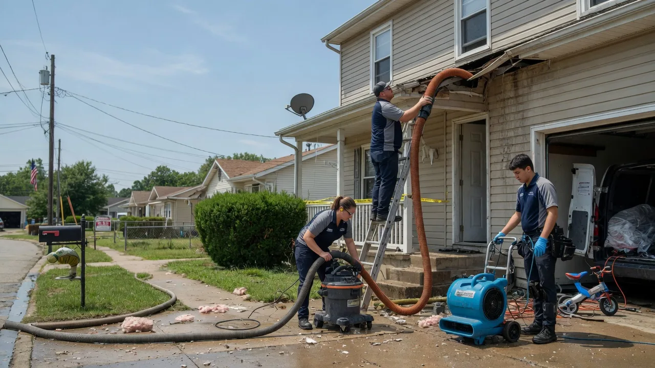 Water Damage Restoration in Bend, TX near me